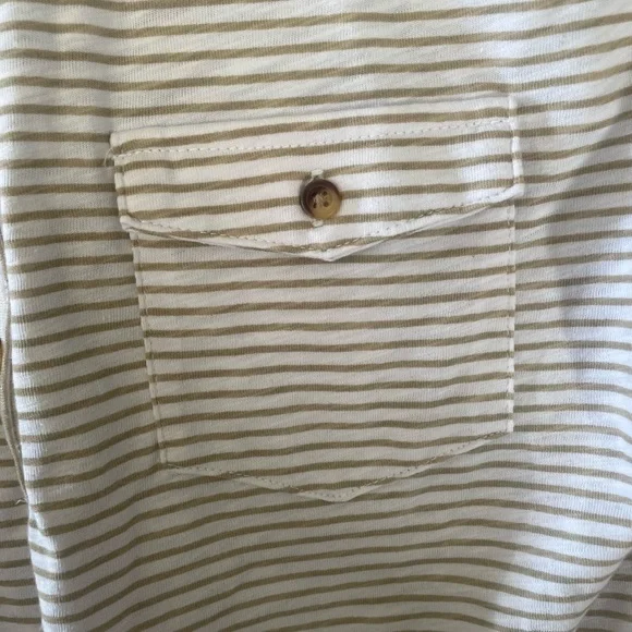 Croft & Barrow Cream and White Striped Top - Picture 4 of 4